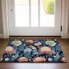 Green Yellow Floral Doormat Floor Mats Washable Rugs Kitchen Mat Non-Slip Oil Proof Rug Indoor Outdoor Mat Bedroom Decor Bathroom Mat Entrance Rug