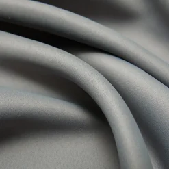 Grey Blackout Curtain 1 Panel Grommet Thermal Insulated Room Darkening Curtains for Bedroom and Living Room IKEA Series