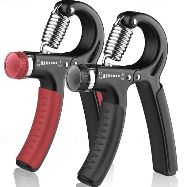 Grip Strength Trainer, Hand Grip Exerciser With Adjustable Resistance 11-132 Lbs (5-60kg), Forearm Strengthener, Hand Exerciser For Muscle Building And Injury Recovery