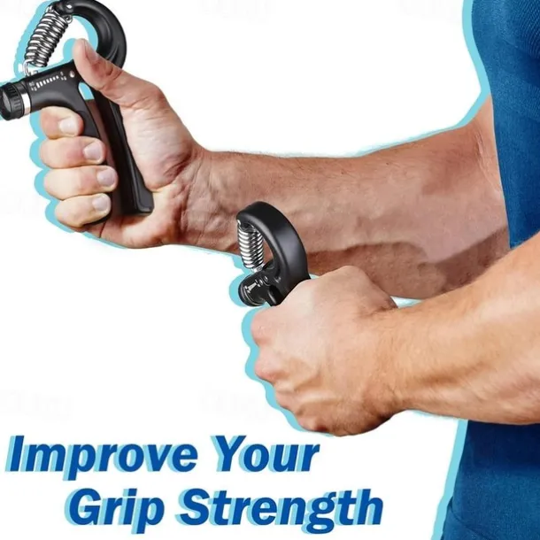 Grip Strength Trainer, Hand Grip Exerciser With Adjustable Resistance 11-132 Lbs (5-60kg), Forearm Strengthener, Hand Exerciser For Muscle Building And Injury Recovery