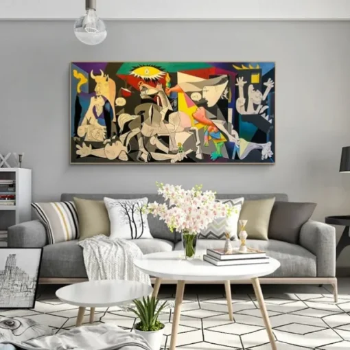 Guernica By Picasso Oil Paintings Reproductions Famous Wall Art Canvas Picasso Pictures Home Wall Decor Decor Rolled Canvas No Frame Unstretched