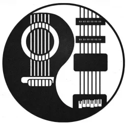 Guitar Music Metal Wall Decor Tree of Life Metal Wall Art Bird Ornament Home Bedroom Living Room Window Decoration