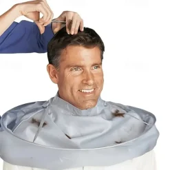 Hair Apron Cape Hairstylist Simple Design Pattern Waterproof Haircut Cloth Wrap Protects Hair Cutting Cloak Umbrella Cape Use At Salon Barber Home Or Salon Stylist Hairdressing