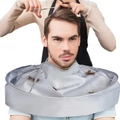 Hair Apron Cape Hairstylist Simple Design Pattern Waterproof Haircut Cloth Wrap Protects Hair Cutting Cloak Umbrella Cape Use At Salon Barber Home Or Salon Stylist Hairdressing