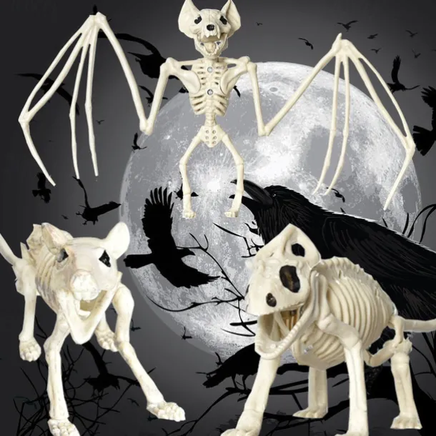 Halloween Animal Skeleton Yard Decorations Perfect for Indoor/Outdoor Use