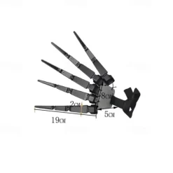 Halloween Articulated Finger Extensions, Halloween Articulated Fingers, 3D Printed Flexible Finger Extensions Fits All Finger Sizes Articulated Fingers