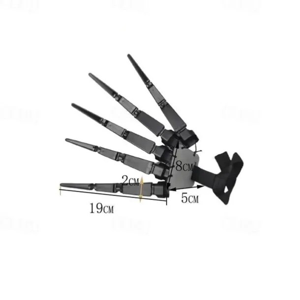 Halloween Articulated Finger Extensions, Halloween Articulated Fingers, 3D Printed Flexible Finger Extensions Fits All Finger Sizes Articulated Fingers