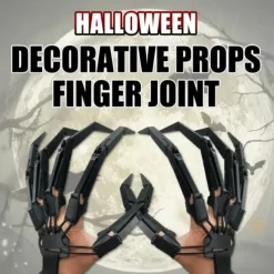 Halloween Articulated Finger Extensions, Halloween Articulated Fingers, 3D Printed Flexible Finger Extensions Fits All Finger Sizes Articulated Fingers