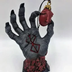 Halloween Berserk Hand of God, Fear Figure Statue, Anime Handcraft Resin Ornament, Halloween Skeleton Figurine, Craft Desk Toy Gift for Fans Collections Home Decoratio