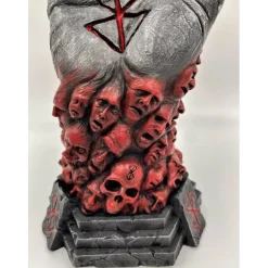 Halloween Berserk Hand of God, Fear Figure Statue, Anime Handcraft Resin Ornament, Halloween Skeleton Figurine, Craft Desk Toy Gift for Fans Collections Home Decoratio