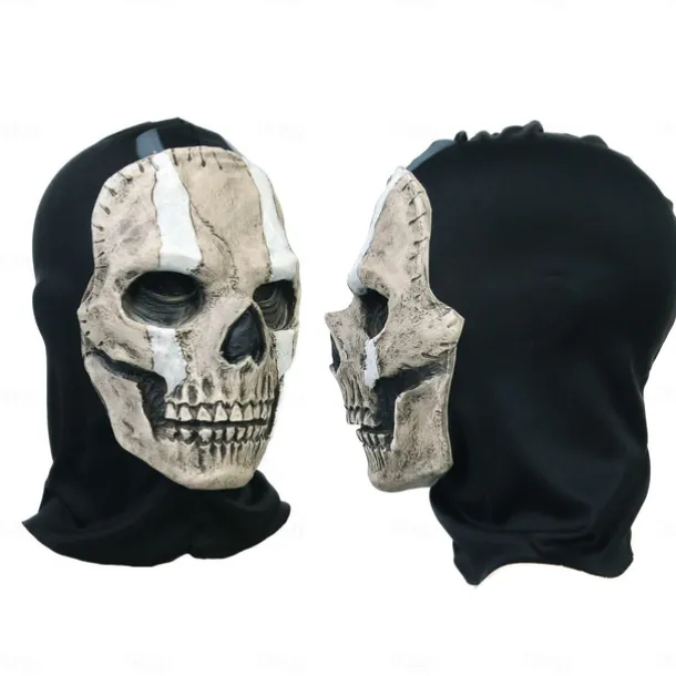 Halloween Call of Duty War Zone 2 Skull Mask Game Skeleton Ghost Mask Headgear Cosplay Halloween Decoration