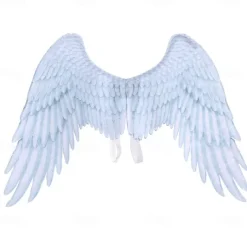 Halloween 3D Angel Wings Mardi Gras Theme Party Cosplay Wings For Kids Adult Big Black Wings Devil Costume