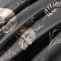 Halloween Dark Style Duvet Cover Set - Eerie and Mysterious Design - Includes Duvet Cover and Pillowcases - Soft and Durable Fabric