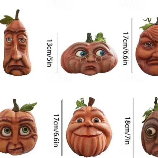 Halloween Decoration Courtyard Decoration Halloween Monster Combinations Pumpkin Venue Layout Props Pumpkin Bar Expressive Pumpkin Statue