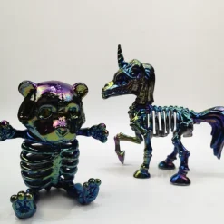 Halloween Decoration Unicorn Skeleton Plastic Bones with Skeleton Prop Indoor / Outdoor Spooky Scene Party Favors