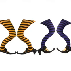 Halloween Decoration Wicked Witch Legs Yard Decor Props for Halloween Outdoor and Indoor decor 38X10cm