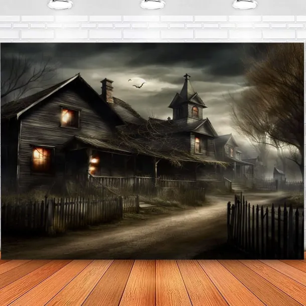 Halloween Decorations Hanging Tapestry Jack O Lantern Pumpkin Forest Wall Art Large Tapestry Mural Decor Photograph Backdrop Blanket Curtain Home Bedroom Living Room Ghost Haunted House Castle