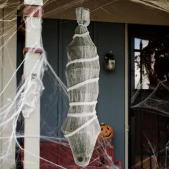 Halloween Decorations Hanging Cocoon Corpse,72 Inch Scary Hanging Cocoon Corpse Propsor,Haunted Yard Indoor & Outdoor Decor Terror Props