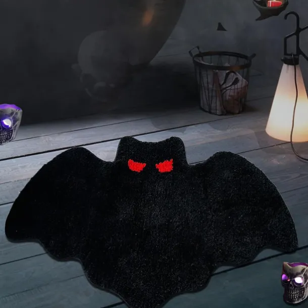 Halloween Decorations Irregular Doormat Kitchen Mat Floor Mat Non-Slip Area Rug Oil Proof Rug Indoor Outdoor Mat Bedroom Decor Bathroom Mat Entrance Rug Ghosts