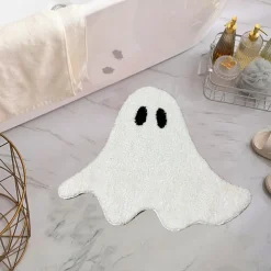 Halloween Decorations Irregular Doormat Kitchen Mat Floor Mat Non-Slip Area Rug Oil Proof Rug Indoor Outdoor Mat Bedroom Decor Bathroom Mat Entrance Rug Ghosts