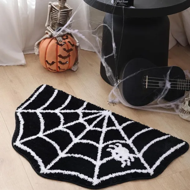 Halloween Decorations Irregular Doormat Kitchen Mat Floor Mat Non-Slip Area Rug Oil Proof Rug Indoor Outdoor Mat Bedroom Decor Bathroom Mat Entrance Rug Ghosts