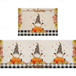 Halloween Decorations Kitchen Rug Area Rug Mat Non-Slip Oil Proof Floor Mat Livingroom Rug Indoor Outdoor Mat Bedroom Decor Bathroom Mat Entrance Rug Door Mat