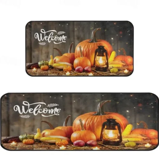 Halloween Decorations Kitchen Rug Area Rug Mat Non-Slip Oil Proof Floor Mat Livingroom Rug Indoor Outdoor Mat Bedroom Decor Bathroom Mat Entrance Rug Door Mat