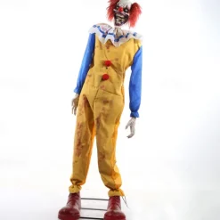 Halloween Electric Motion-Activated Animated Clown Haunted House Large Amusement Park Outdoor Decoration Prop