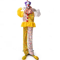 Halloween Electric Sensor Standing Clown Ornament Haunted House Party Glowing Swinging Decorative Prop