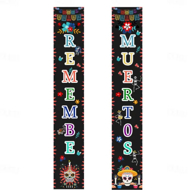 Halloween Fan Flag Bunting Outdoor Flag for Outdoor Halloween Yard Fence Hanging Spooky Pumpkin Banner Flag Table Decor Fall Room Decor Aesthetic Halloween Birthday Party Decor