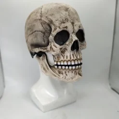 Halloween Full Head Skull Mask Skeleton Mask Halloween Costume Horror Evil Call Of Duty Mask Helmet With Movable Jaw Helmet