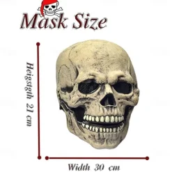Halloween Full Head Skull Mask Skeleton Mask Halloween Costume Horror Evil Call Of Duty Mask Helmet With Movable Jaw Helmet