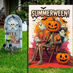 Halloween Garden Flag Banner – 