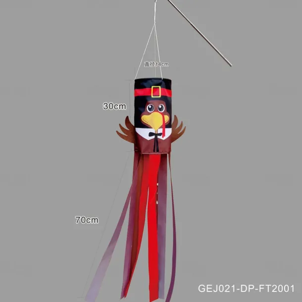 Halloween Ghost Windsock Night Light Spooky LED Hanging Decoration with Ghostly Glow Waterproof and Weather-Resistant for Outdoor Yard, Porch, or Garden Decor Perfect for Halloween Night Atmosphere