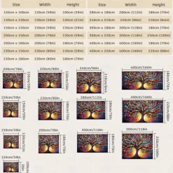 Halloween Glommy Forest Hanging Tapestry Wall Art Large Tapestry Mural Decor Photograph Backdrop Blanket Curtain Home Bedroom Living Room Decoration Decorations