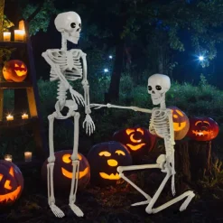 Halloween Hanging Decorations, Full Body Skeleton with Movable Joints, Indoor and Outdoor Party Decor for Yard Patio Lawn Garden