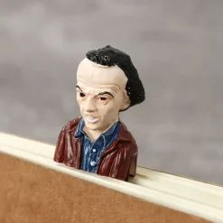 Halloween Horror Bookmarks - Horror Movie Main Character Bookmark, Scarry Halloween Bookmarks, Half-Length Figure Sculpture Bookmarks, Horror Bookmarks for Adults, Horror Bookmark Set