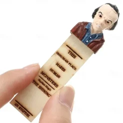 Halloween Horror Bookmarks - Horror Movie Main Character Bookmark, Scarry Halloween Bookmarks, Half-Length Figure Sculpture Bookmarks, Horror Bookmarks for Adults, Horror Bookmark Set