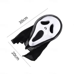Halloween Mask Terror Death God Scream Ghost Day Makeup Ball Party Props Halloween Skeleton Decoration