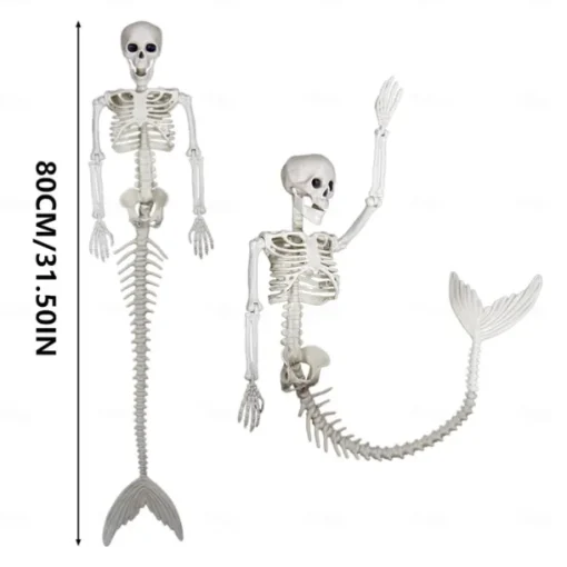 Halloween Mermaid Skeletons Home Decor 80CM