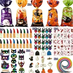 Halloween Mochi Squishy Toys with Gift Box Mini Kawaii Mochi Squeeze Toy Stress Reliever Anxiety Packs for Kids Party Favors Halloween Miniatures Halloween Treat Bags Gifts