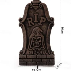 Halloween New Props Foam Tombstone Escape Room Murder Mystery Haunted House Outdoor Scenery Decoration Ornaments