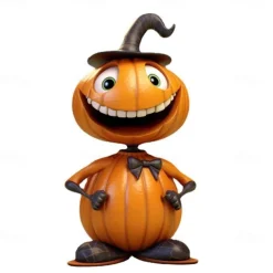 Halloween Pumpkin Man Home Garden Decoration Statue Desktop Ornament Resin Crafts