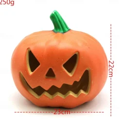 Halloween Pumpkin Shopping Mall Meichen Window Display Large Pumpkins Hollow Light-Emitting Pumpkin Lanterns Easter Scene Layout