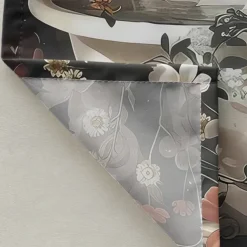 Halloween Shower Curtain with Hooks Polyester Washable Waterproof Pattern Bathroom Bathtub Decor