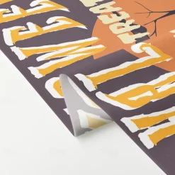 Halloween Shower Curtain with Hooks Polyester Washable Waterproof Pattern Bathroom Bathtub Decor