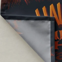 Halloween Shower Curtain with Hooks Polyester Washable Waterproof Pattern Bathroom Bathtub Decor