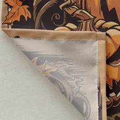 Halloween Shower Curtain with Hooks Polyester Washable Waterproof Pattern Bathroom Bathtub Decor