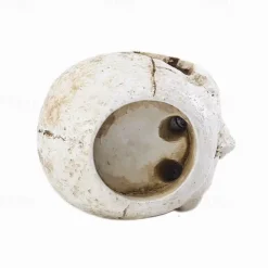 Halloween Skull Resin Candle Holder - Skeleton Candlestick Halloween Decoration (Not Include Cande)