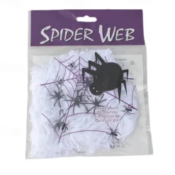Halloween Spider Webs Decorations with Extra Fake Spiders, Super Stretchy Cobwebs for Halloween decor Indoor and Outdoor